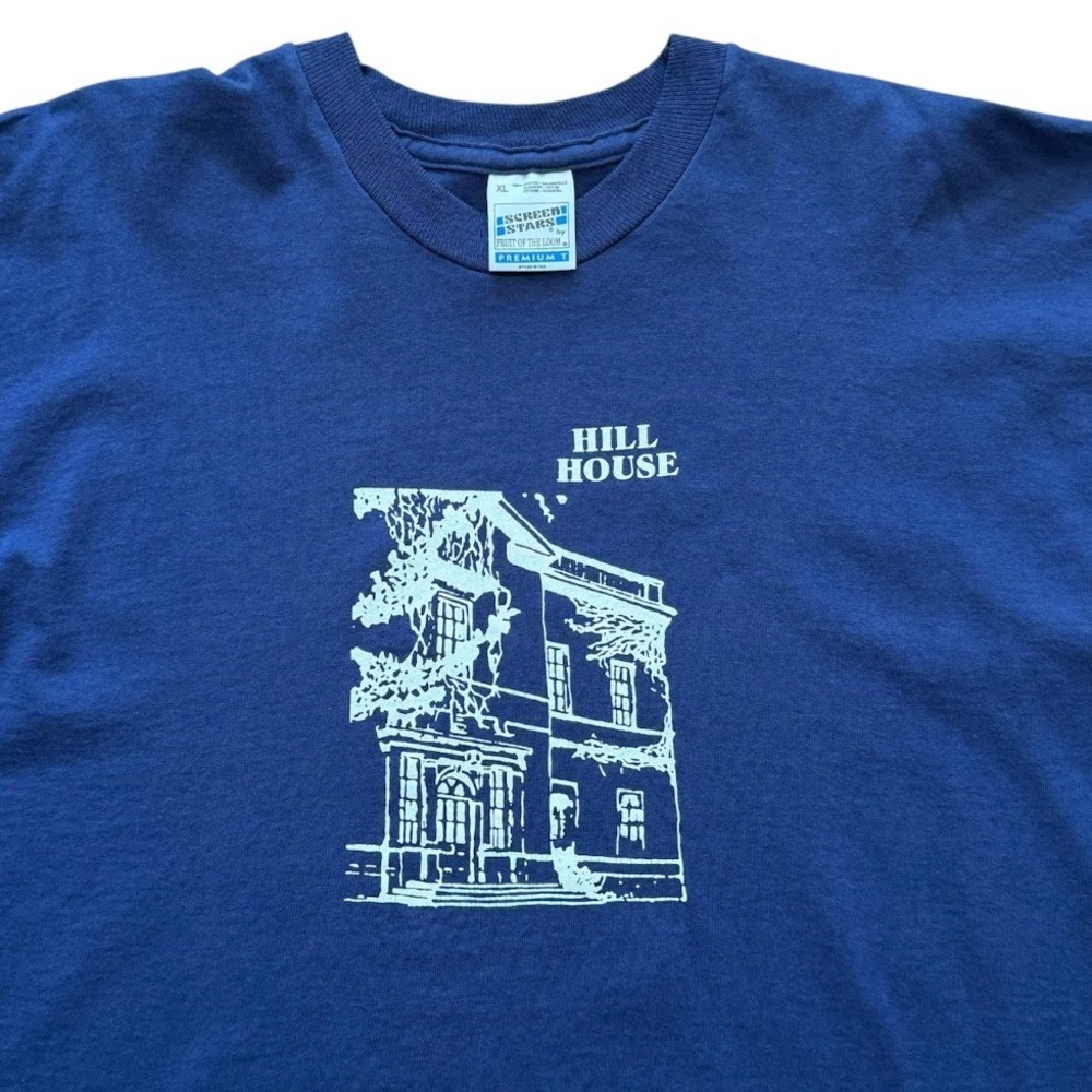 Vintage 90s Hill House Shirley Jackson Haunted Horror Architecture Art T-shirt - Picture 5 of 8